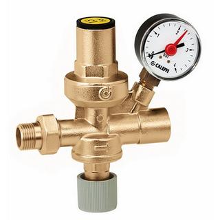 Caleffi Füllarmatur 1/2 mit Manometer, automatisch, Membrane