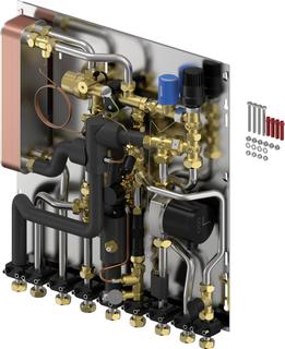 Uponor Whg-St Combi Port M-Pro UFH 19 l/min, St, BP, DT, MS, UL, SS, ZA, 2C