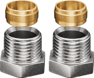 Oventrop Klemmringverschraubung G 1/2x15mm, für Verbindungsrohr