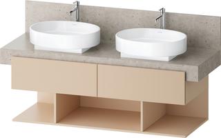 Duravit Waschtisch-Unterschrank Balcoon 140x57x52,2cm, s.b str, 2 SBK, 3 off Fä