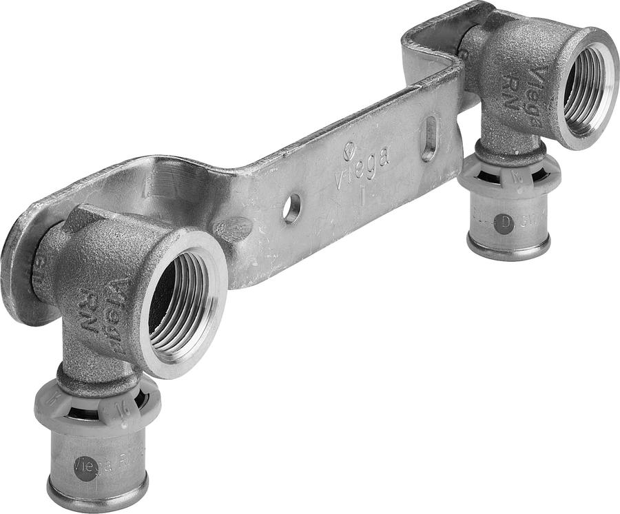 Artikelbild 2 des Artikels „Viega Montageeinheit Sanfix-P 2124 Rotguss, 16xRp 1/2x150mm, SC-Contur 16 x Rp 1/2 x 150 mm“