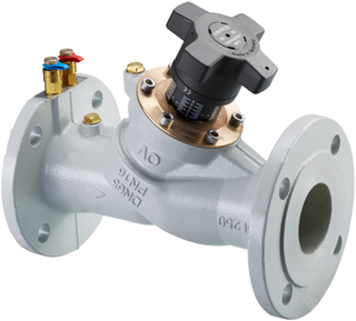 Oventrop Strv. Hydrocontrol MFC DN 125, PN 16, integr. Meßbl., Grauguss