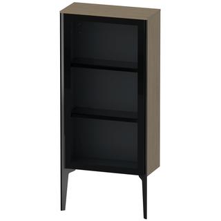 Duravit Halbhochschrank XViu 50x24x89cm, sw m, Tür links, Eiche terra