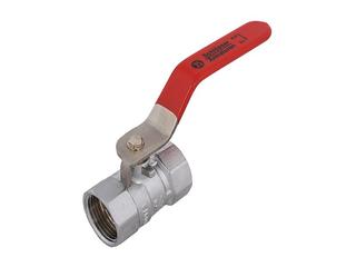 Schlösser Kugelhahn 6305 DN 20, 54mm, ED-Griff rot, matt-vc