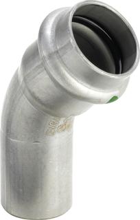 Viega Bogen Sanpress Inox 2326.1 18mm, 45G, S nichtr., SC, Einstecke.