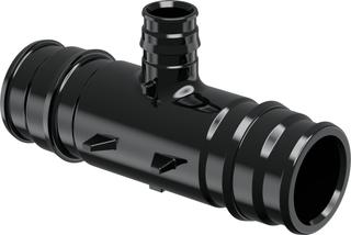 Uponor T-Stück Q&E 40x20x40mm, ohne Sicherungsring, PPSU