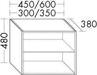 Burgbad Waschtischunterschrank Diago 45x48x38cm, Grau Ultramatt