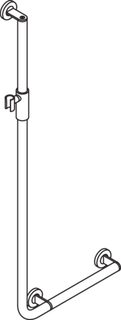 Winkelgriff mit Brausehalter System 900 Ausführung rechts