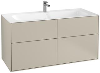 V&B WT-Unterschrank Wandbel. Finion 119,6x59,1x49,8cm, Sand Matt Lacquer