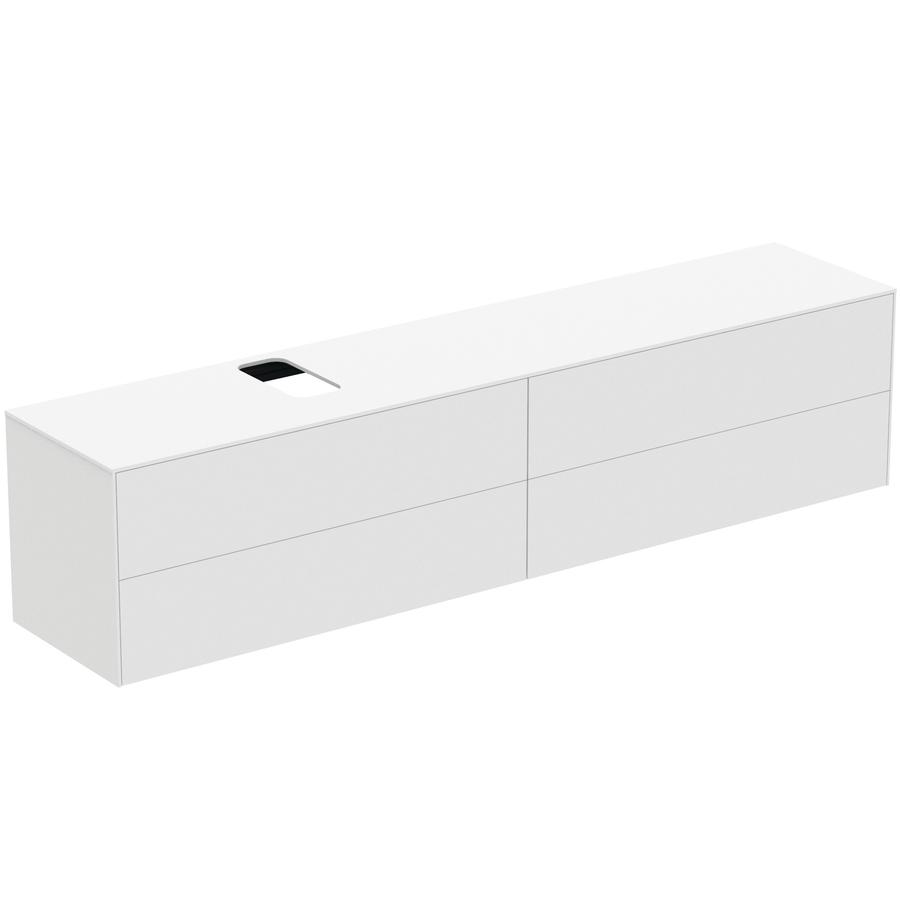 Artikelbild 2 des Artikels „IS Waschtisch-Unterschrank Conca 4 A, o WT-Pl., 238,5x50,5x54cm, w m lac 238,5 x 50,5 x 54 cm | weiß matt lackiert“