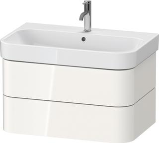 Duravit WT-Unterschrank Happy D.2 Plus 77,5x49cm, weiß hochglanz, 2 Schubkästen
