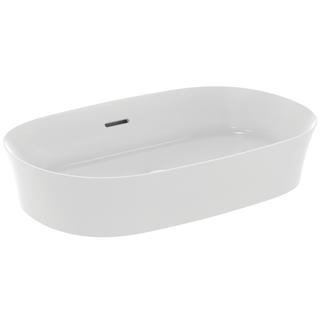 IS Aufsatzschale Ipalyss 60x38x14,5cm, m ÜL, o. HL, seidenweiß