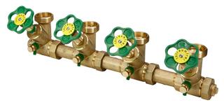 Schlösser ATV-Verteiler 4-fa, DN 25, G 1x1 1/2, nichtst. Spindel