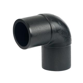 Plasson Winkel SmartFuse 75mm, 90Gr lg, PE 100, SDR 11, gespritzt