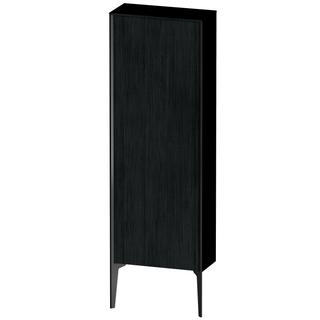 Duravit Halbhochschrank XViu 50x24x133cm, sw m, T. re, Eiche schwarz