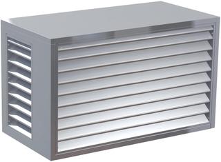 ATEC Schallhaube HT eSILENT 1080x1810x910mm, gr, Luftans. seitl.
