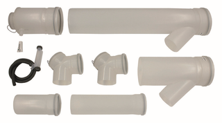 Vaillant Basis-Anschluss-Set DN 200/250, f 2 Geräte, 2er Kaskade, PP