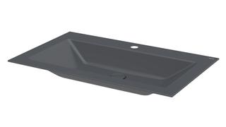 Einbau-Waschtisch BetteLoft A230 80x49,5cm, HLW1, raven