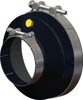 Kesseladapter eMAX mit Dichtung und Spannschelle