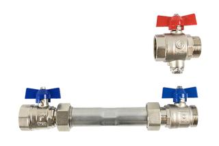 Strawa Anschl.-Garn e-class AG-WMZ-1F 1" AG, BL 263mm, hor, WMZ-Distanzrohr