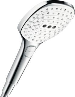 hansgrohe HB Raindance Sel. E 120 EcoSm. Kopf 120mm, 3jet, 8,5 l/min, weiß/chrom