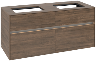 V&B Waschtischunterschrank Collaro 120x54,8x50cm, f 2 WT, LED 8,8W, Ar Oa