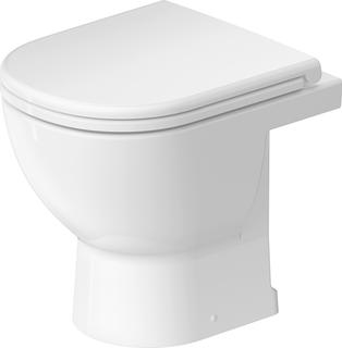 Duravit Stand-Tiefspül-WC D-Code 37x48cm, 4,5 l, Abg. waag., riml., weiß