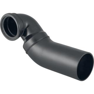 Geberit Anschlussbogen PE DN 90/90, 90G, PE-HD, f WWC, li gekröpft
