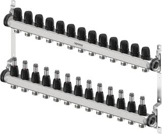 Uponor Vario S Verteilerbalken FM 13xG3/4 Euro - G1
