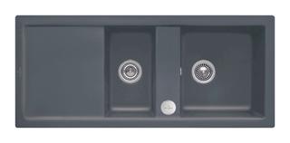 V&B Spüle Subway 80 m Abl.garn + Exzenter, gra CeramicPlus