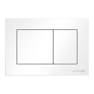 Laufen WC-Betätigungsplatte AW11 TECEnow, 2-Mg-Spül., Kunststoff, weiß