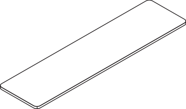 Artikelbild 1 des Artikels „HEWI Glasplatte 450x115mm, für 815.03.110 450 x 115 mm, für 815.03.110“