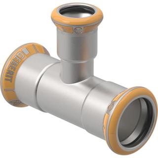 Geberit T-Stück Mapress Therm DN 100/50/100, D 108/54/108mm, 90G, red.