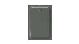Duschwanne BetteSupra 5945 150x100x6,5cm, Glasur, smoke