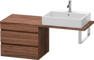 Duravit WT-Unterschrank Com DuraStyle 60x47,8cm, Nussb dkl., f Kons, 2 Schub.