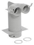 Vaillant Ventilanschluss recoVAIR 90G, Bog d 125mm a 2 LS, d 75/62mm