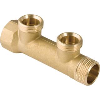 Geberit Verteiler DN 20/20/20, 2 Abg., m Gew.-Anschl., MS