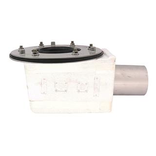 LORO DRAINLET Grundeinheit Serie 84/49 DN 100, WD, Klemmfl., Ausl. seitl. 3Gr