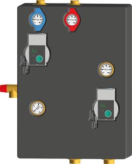 Wilo Grundeinheit Safe WSG 5-24, Fußbodenheizung, 230 V, 50 Hz