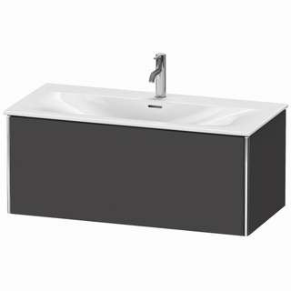 DU WTU XSquare wandh.,397x1010x478mm 1Auszug,graphit matt ES Nussb