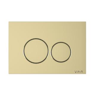 VitrA Betätigungsplatte Origin 244x9x165mm, ABS, Gold Soft
