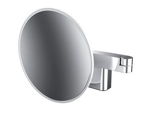 EMCO LED-Rasier-/Kosmetikspiegel evo d 209mm, 2-arm, rd, ch, Vergr. 3-fach