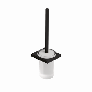 KLUDI VELA C Toilettenbürstengarnitur Behälter aus satiniertem Glas