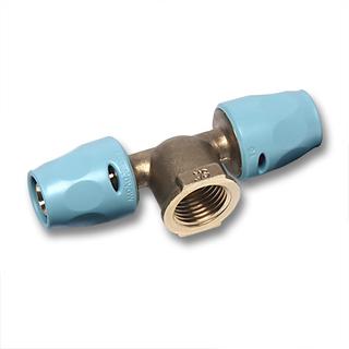 SANHA T-Stück 3fit Push 23130g 20 x 1/2" x 20 mm, Innensteckende/IG