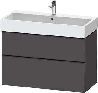 Duravit Waschtisch-Unterschrank D-Neo 98,4x44,2cm, sw/Grap m, 1 Kast, 1 Ausz.