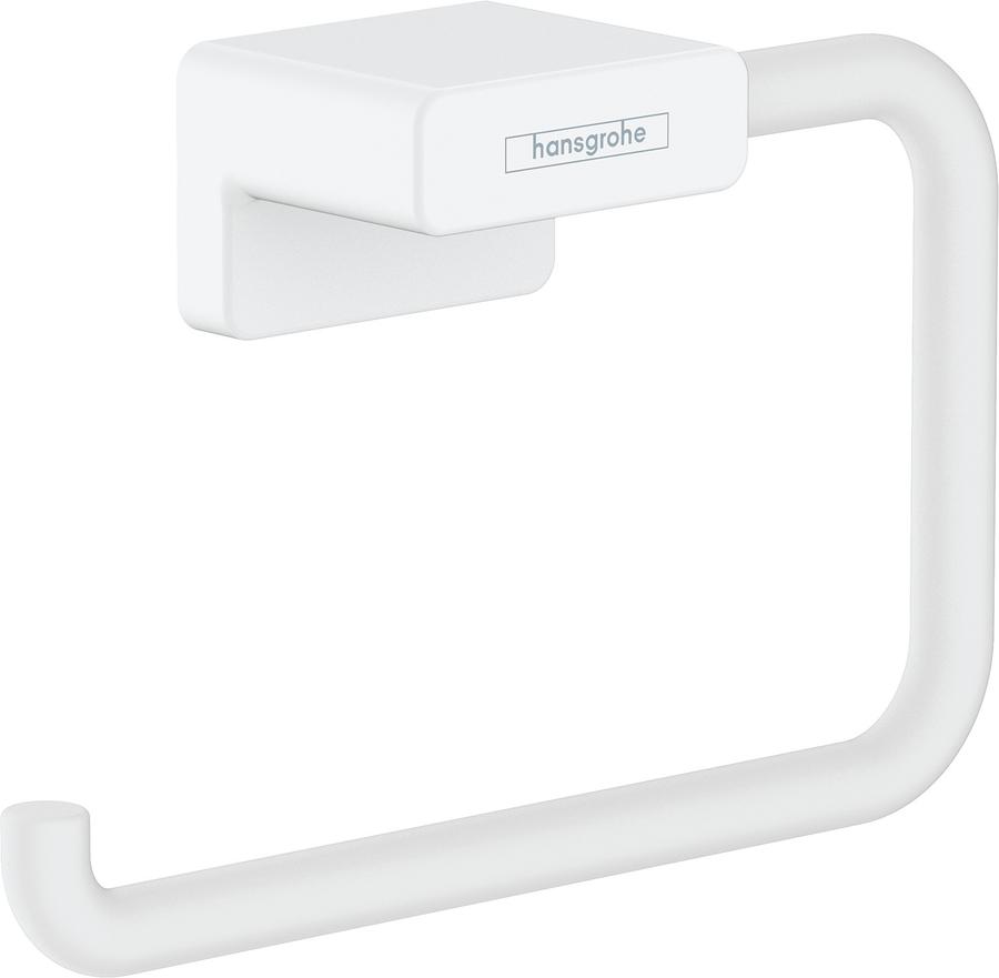 Artikelbild 1 des Artikels „hansgrohe Papierrollenhalter AddStoris o. Deckel, mattweiß, Wandmontage, Metall ohne Deckel | mattweiß“