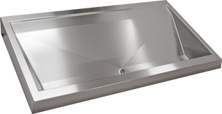 AR Reihenwaschanlage, PRESTIGE, Edst., 1400x150x570 mm, 2 Waschplätze