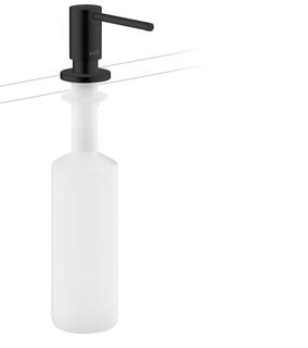hansgrohe Spülmittelspender EB-Version, Ausladung 91mm, mattschwarz