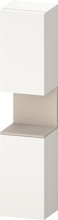 Duravit Hochschrank Qatego 40x36x1760cm, 2 T, An l, T m/we matt