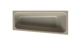 Badewanne BetteSpace S-1140 170x75x42cm, Ecke rechts, cashmere